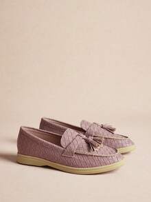 Rosivie Bequeme Slip-On Minimalistische Damen Ballerinas - Aprikosenfarben - Übersicht 10