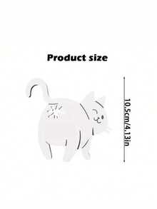 POKOJA LAND 猫屁股面包夹 - 3D打印趣味厨房工具，塑料袋夹，可爱动物收纳配件，创意家居装饰礼物，轻巧设计，宠物爱好者必备 - 彩色 - 查看 8