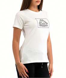 Kappa Women's T-Shirts White - White - View 2