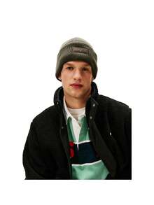 Tommy Hilfiger Tim Linear Men's Beanie Green - Green - View 2