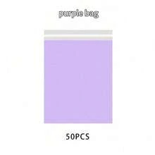 50个装卫生巾丢弃袋，女性卫生用品丢弃袋，适用于卫生棉条和卫生巾，个人丢弃袋，自封式，经期隐私保护袋，防异味（粉色/紫色） - 彩色 - 查看 13