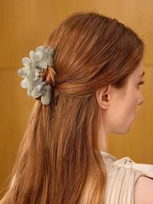 MOTF PREMIUM 全印花半弧形发夹 - 淺灰色 - 查看 4