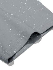 Claim Dot 男士银箔印花圆领短袖T恤 - 灰色 - 查看 5