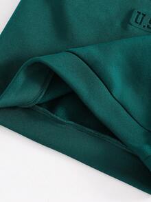 SHEIN 2pcs Kids/Tween Boys Casual Everyday Comfortable Printed Hoodie Sweatshirt And Sweatpants Knit Set Hoodie And Sweatpants Set Brooklyn Outfit Suitable For Spring/Summer Autumn And Winter, Daily Wear, Sports, Outings, School, Parties, Festivals, Photoshoots Boys Outfit Sets