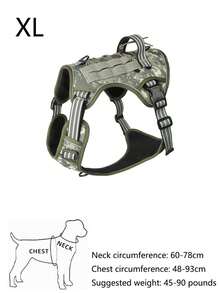 Dog Harness For Large Dogs No Pull Adjustable Pet Harness Reflective Working Training Easy Control Pet Vest Harnesses - Multicolor - View 12