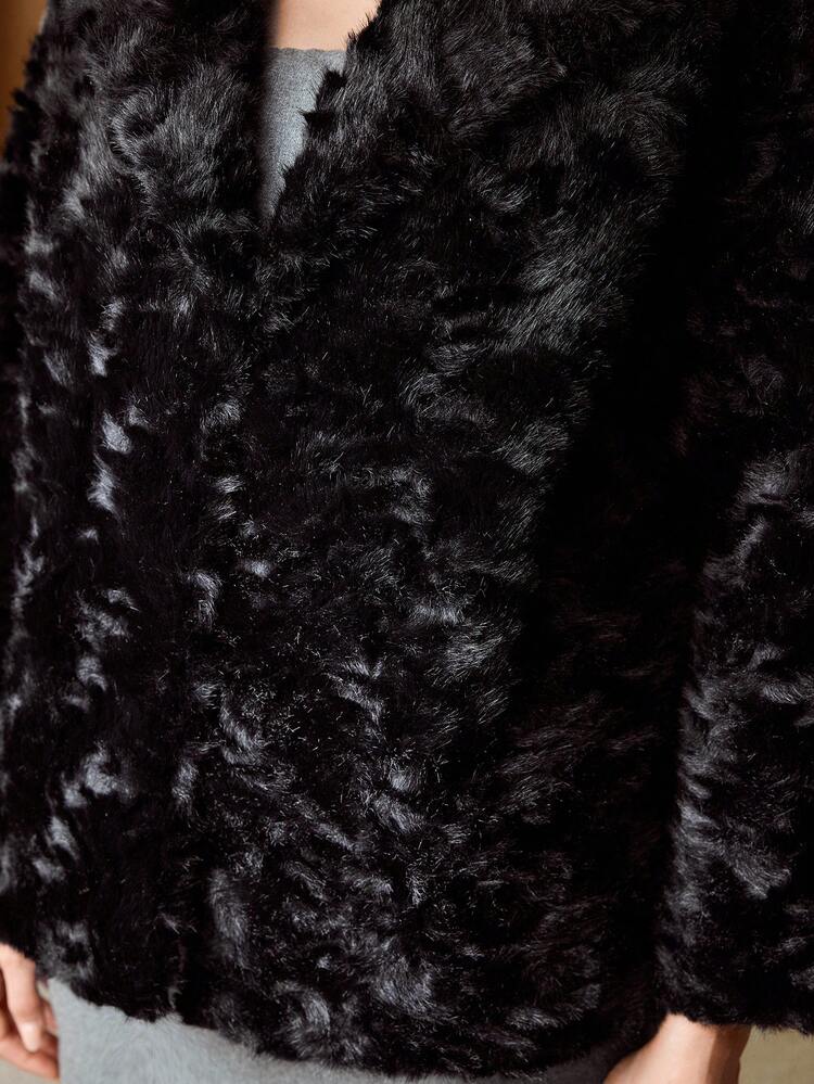 WOMEN'S FAUX FUR COLLAR JACKET FOR WINTER