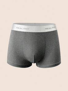 Manfinity Underwear&Sleepwear Basics 10pcs/Pack Men's Solid Color Letter Waistband Briefs, Soft & Comfortable For Everyday Wear - Multicolor - View 3