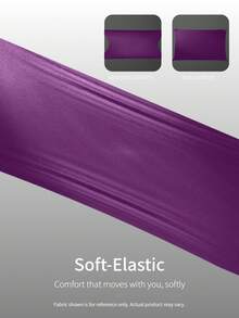 Sylviya Women's Solid Color Versatile Tight Fitting Crop Top, Suitable For Summer - Violet Purple - View 7