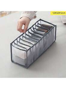 Underwear Compartment Organizer Socks Underwear Storage Box Drawer Storage Organizer Bag Sun Travel Cool - Black - View 16