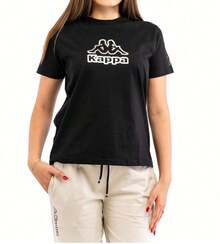 Kappa Women's T-Shirts Black - Black - View 1