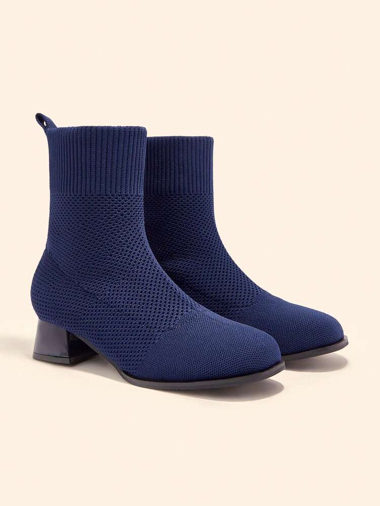 CUCCOO BASICS Women's Fashion Versatile Commuting Chunky Heel Breathable Ankle Boots For Christmas