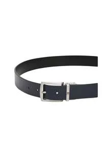 Tommy Hilfiger Leather Men's Belt Black - Blue/Black - View 2