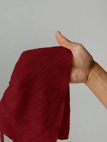 SHEIN EZwear Women's Chiffon Halter Backless 2 Pieces Vacation Casual Set Pant Suit Summer Sets Casual Two Piece Set Women Summer 2 Pieces Sets Women Two Piece Vacation Set Comfortable Two Piece Set 2 Piece Vacation Set Women - Burgundy - View 8