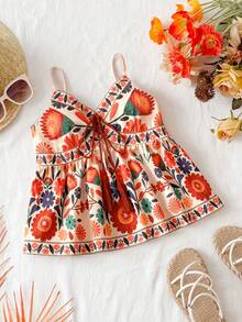 Travachic KIDS Débardeur décontracté à imprimé floral pour préadolescentes - Multicolore - Voir 7