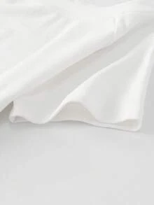 Sweetra 2pcs Women's Summer Off-Shoulder Fitted T-Shirt, Basic Off-Shoulder Tops, Black & White - Black - View 4