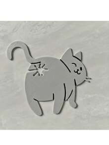 POKOJA LAND 猫屁股面包夹 - 3D打印趣味厨房工具，塑料袋夹，可爱动物收纳配件，创意家居装饰礼物，轻巧设计，宠物爱好者必备 - 彩色 - 查看 11