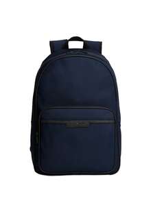 Tommy Hilfiger Tonal Metal Logo Men Backpack Black - Blue - View 1