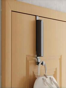 1个装门后晾衣架 可折叠晾衣架 洗衣架 重型节省空间收纳整理架 适用于衣物、毛巾、帽子 旅行居家公寓宿舍大学生必备 - 彩色 - 查看 8