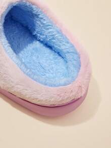 Nick 90s | SHEIN 可爱刺绣卡通女童粉色儿童防滑室内拖鞋，柔软保暖，适合幼儿和儿童冬季穿着，轻便耐用的EVA鞋底，适用于家庭卧室空调房，春、秋、冬季皆宜。 - 粉色 - 查看 10