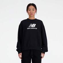 New Balance Essentials Women's Sweatshirt Black - Black - View 1