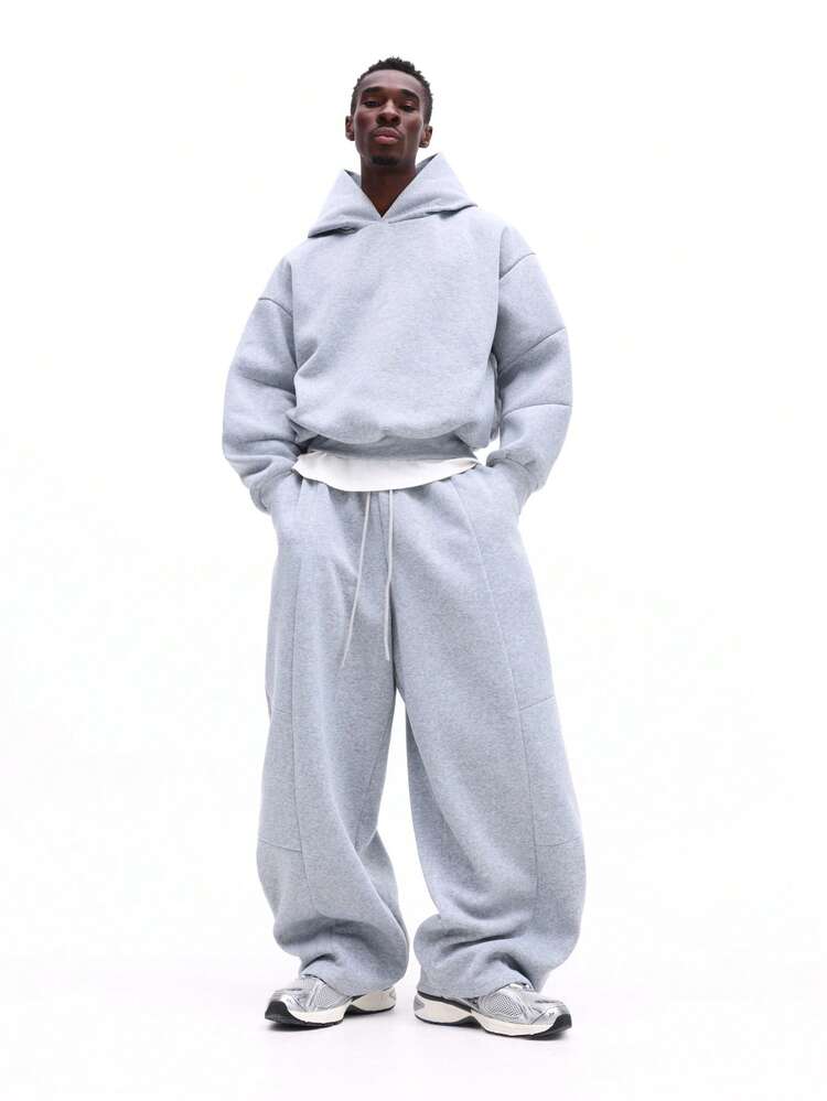 Oversized Hoodie And Wide Leg Sweatpants Co Ord