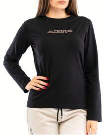 Kappa Women's Long Sleeve Shirts Black - Black - View 1