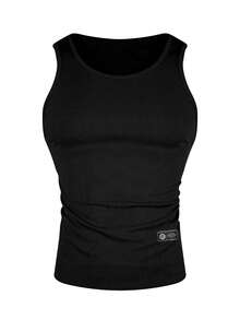 Manfinity Dauomo 男式字母纹理修身圆领背心