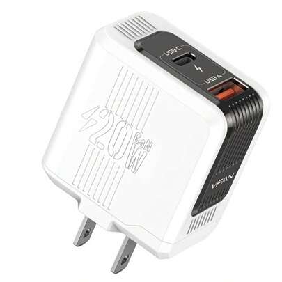 Teckwe Bộ chuyển đổi phích cắm du lịch Hoa Kỳ, Sạc nhanh USB C & USB A hai cổng 21W, Bộ chuyển đổi nguồn quốc tế Block