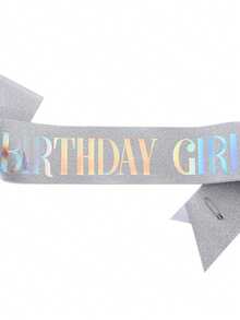 Birthday Ribbon, Suitable For Birthday Party Lady Birthday Ribbon, Birthday Ribbon Small Gift - Multicolor - View 4