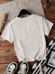 Glissea 女士宽松圆领 T 恤，复古沙丁鱼图案，海鲜度假复古设计上衣，90 年代美学 T 恤