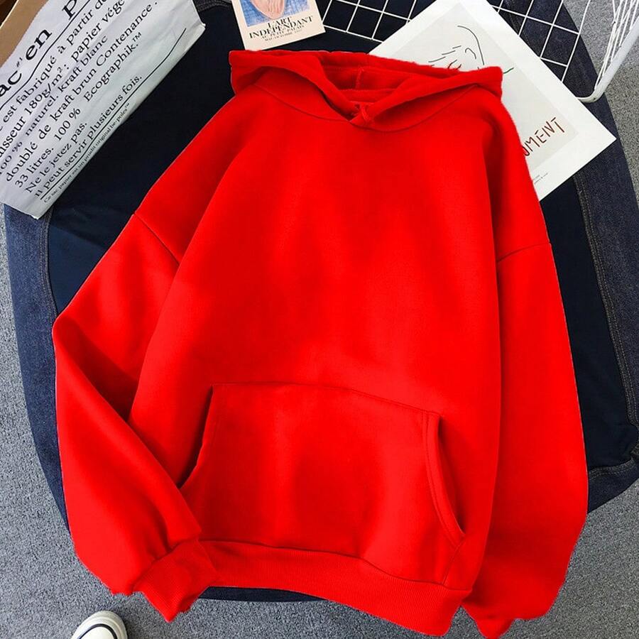 Women Sweatshirts - Red - View 1