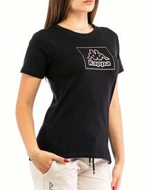 Kappa Women's T-Shirts Black - Black - View 2