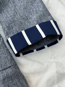 Franclia Plus Size Women's French Style Casual Elegant 3/4 Sleeve Blazer, Autumn/Winter Suit Jacket For Women Blazer Jacket For Women Women Blazer Summer Blazer Dress Jacket Women's Blazer - Blue - View 4