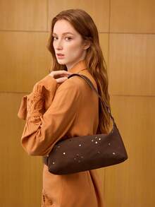 MOTF PREMIUM WOMEN'S SHOULDER BAG - Coffee Brown - View 5