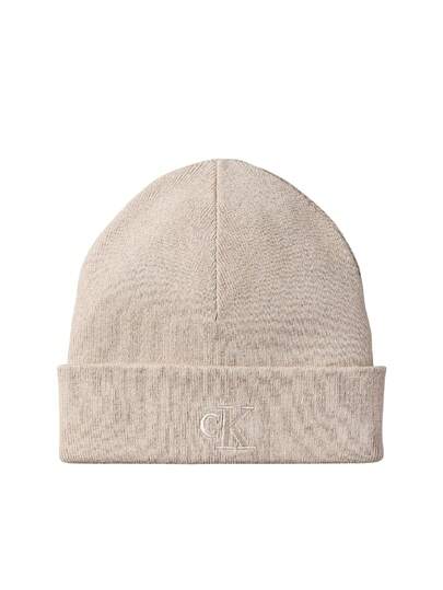 Calvin Klein Fine Rib Men's Beanie Beige