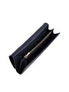 Tommy Hilfiger Large Flag Flap Over Women's Wallet Navy - Black - View 3