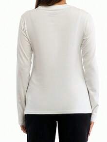 Kappa Women's Long Sleeve Shirts White - White - View 3