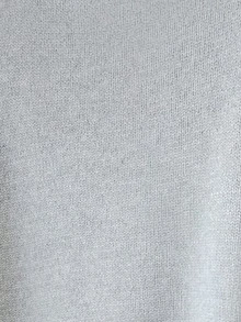 INAWLY 可爱猫咪卡通字母刺绣女式时尚圆领短袖休闲宽松T恤，秋冬款 - 淺灰色 - 查看 4