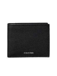 Calvin Klein Foil Emboss Leather Men's Wallet Black