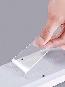 1/2/4卷 1.8米 x 2.5米 可水洗 可重复使用 双面纳米加厚透明高粘度墙贴胶带 - 無色 - 查看 4