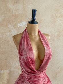 Soleia Váy ngắn hai dây cổ xếp nếp nhiều lớp in hoa cổ điển nhiều màu sắc dành cho nữ, đi nghỉ - Nhiều màu - Xem 7