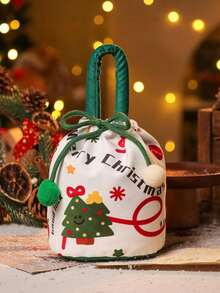 Cirelle 1个，圣诞礼品袋，圣诞夜苹果包装袋，糖果礼品袋，手提糖果袋，创意礼品袋，圣诞夜纪念礼品袋，适用于圣诞节、礼品包装、送礼。 - 彩色 - 查看 8