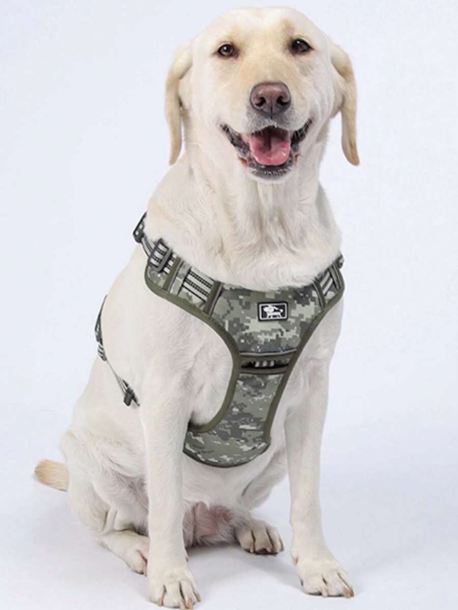 Dog Harness For Large Dogs No Pull Adjustable Pet Harness Reflective Working Training Easy Control Pet Vest Harnesses - Multicolor - View 1