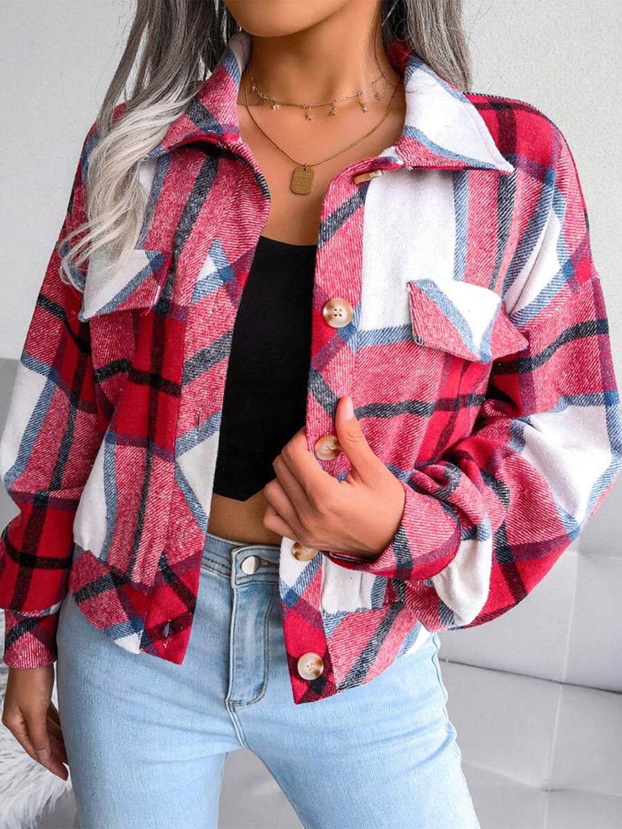 Women Jackets - Red - View 1