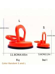 Powerful 2 Pieces Large Car Shape Dent Puller Set - Easy Suction Cup Bump Fixer And Repair Tool - Ideal For Auto Dent Repair