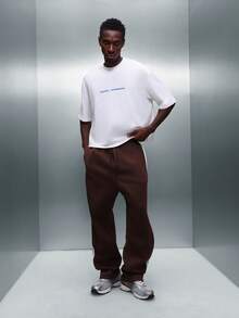 PLAYBOY X SUMWON Koszulka z nadrukiem Bunny Graphic Crew Neck, krótkim rękawem i prostym krojem, biała, w stylu streetwear, na co dzień, do klubu rekreacyjnego i na lato