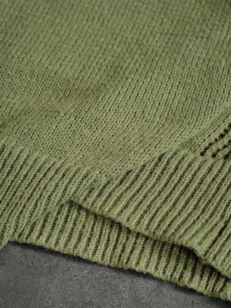 Elegant 3D Floral Hand-Knitted Gray Pullover Sweater For Women, Suitable For Autumn, Winter, Formal Occasions, Parties, Chic, New Year, Christmas, Work, Graduation, Weddings, Holidays