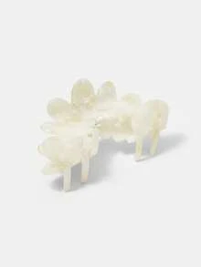 MOTF PREMIUM 全印花半弧形发夹 - 米色 - 查看 7