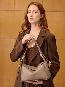 MOTF PREMIUM 女士包 THE HORSE CLEMENTINE 包 - 卡其色 - 查看 8