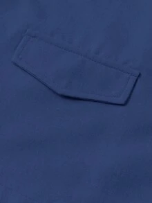 SHEIN Set de 2 piezas Conjunto informal de estilo gentleman para niño preadolescente, chaqueta blazer de unicolor y pantalón formal de cintura elástica, adecuado para fiesta de cumpleaños, evento de noche, actuación, boda